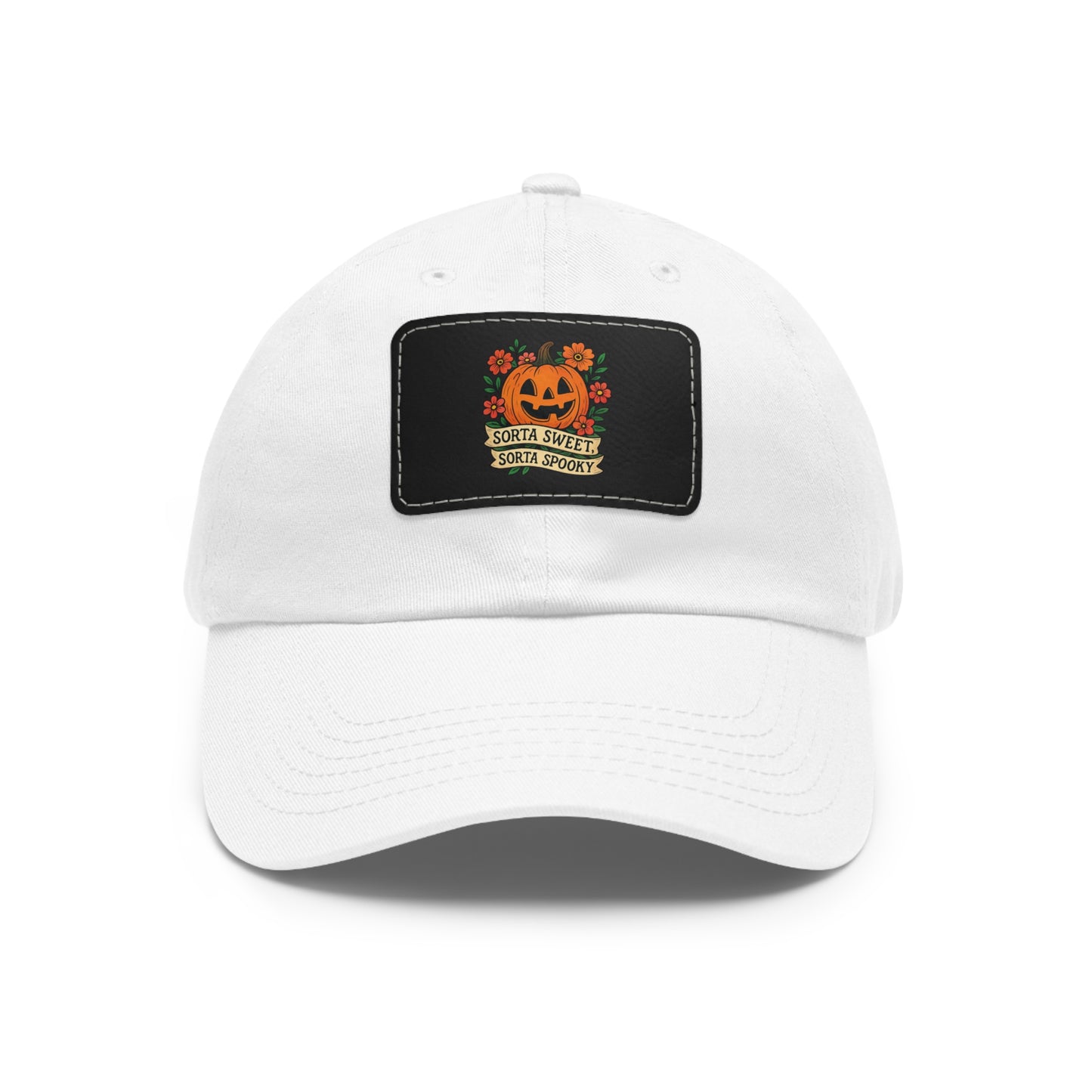 Cute Pumpkin Design – Sorta Sweet, Sorta Spooky Halloween Artwork Dad Hat