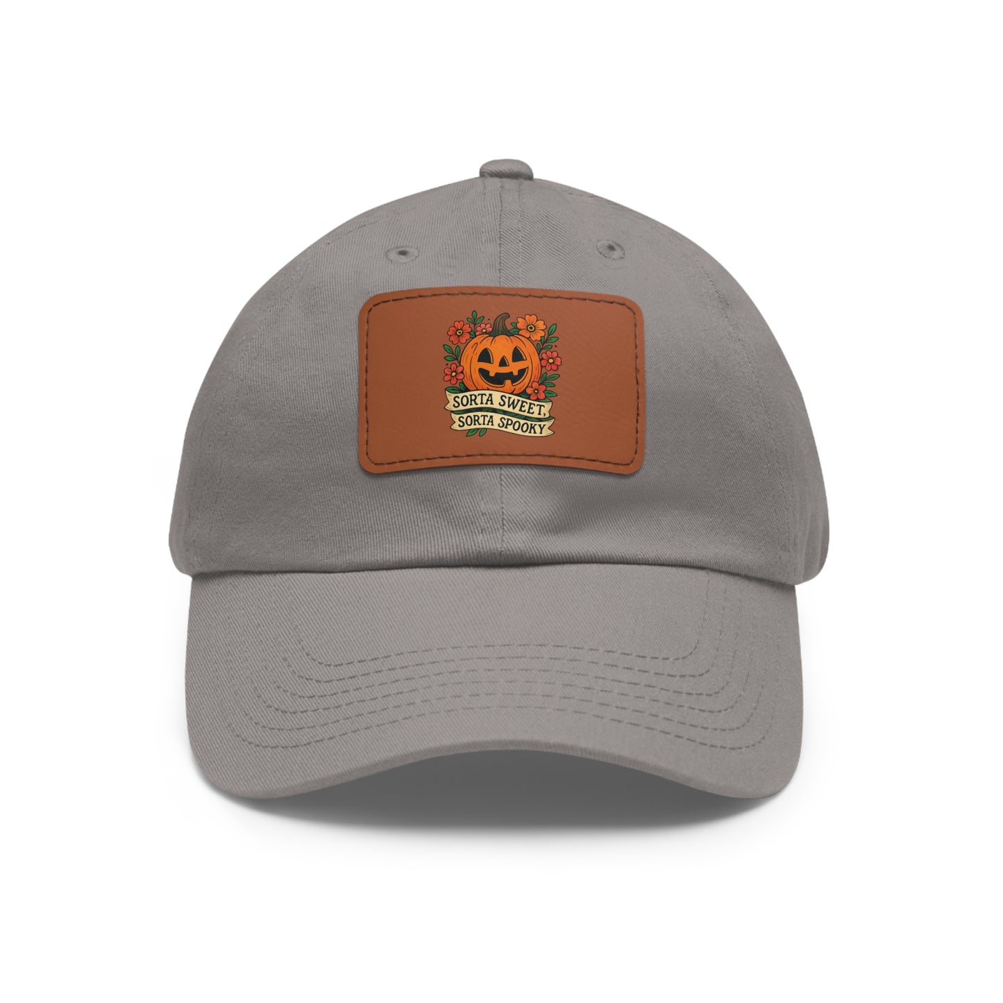 Cute Pumpkin Design – Sorta Sweet, Sorta Spooky Halloween Artwork Dad Hat