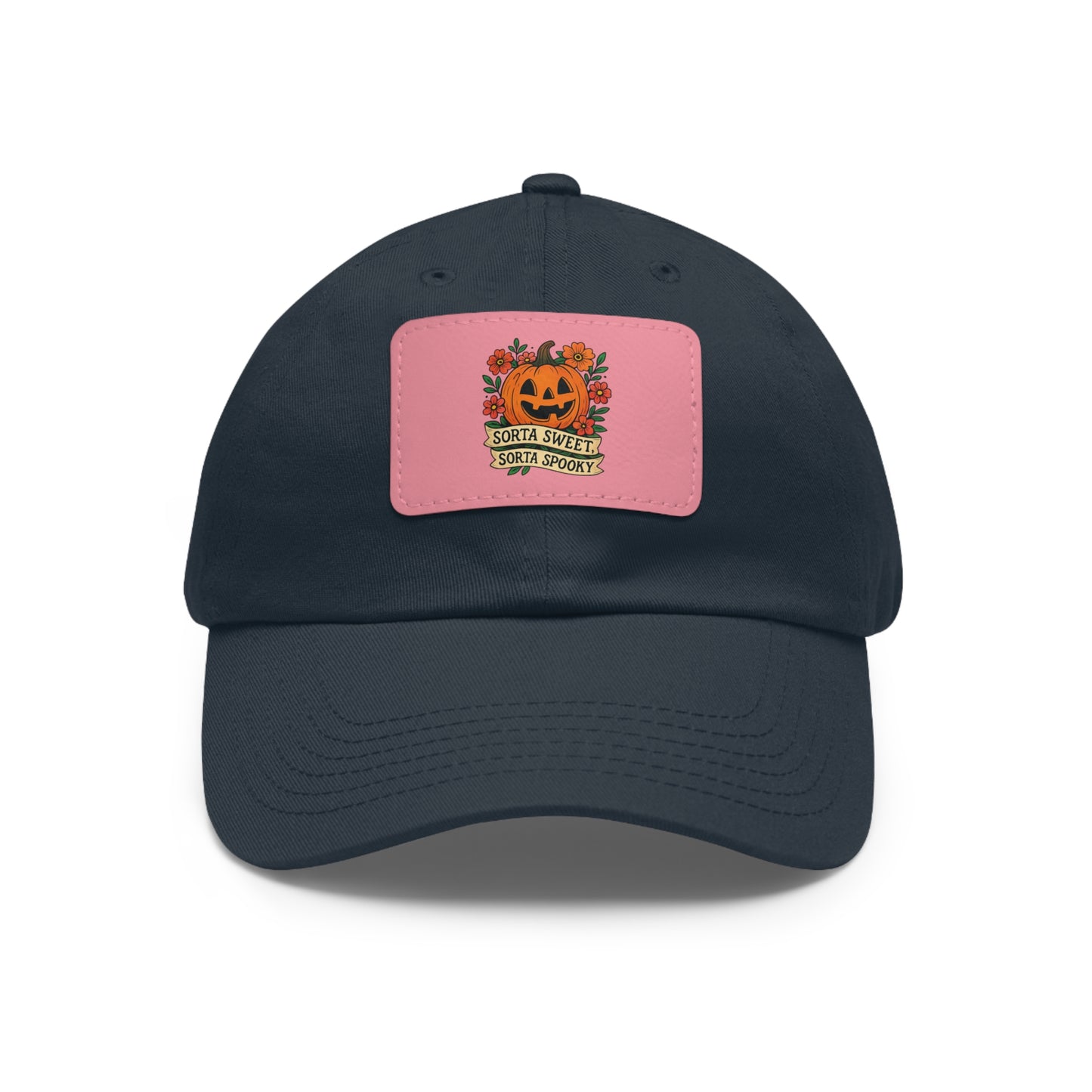 Cute Pumpkin Design – Sorta Sweet, Sorta Spooky Halloween Artwork Dad Hat