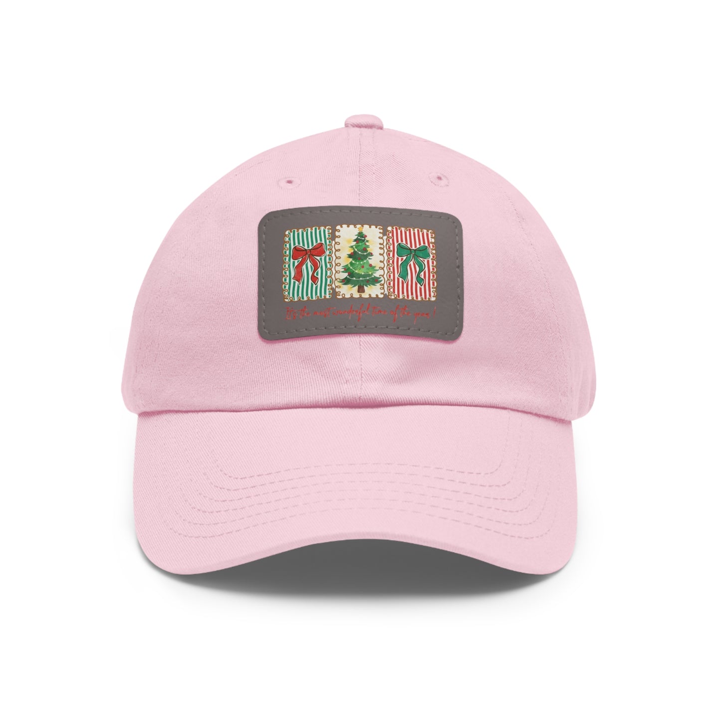 Festive Christmas Tree & Bow Design | It’s the Most Wonderful Time of the Year – Holiday Shirt, Mug, Tote & Home Decor Dad Hat
