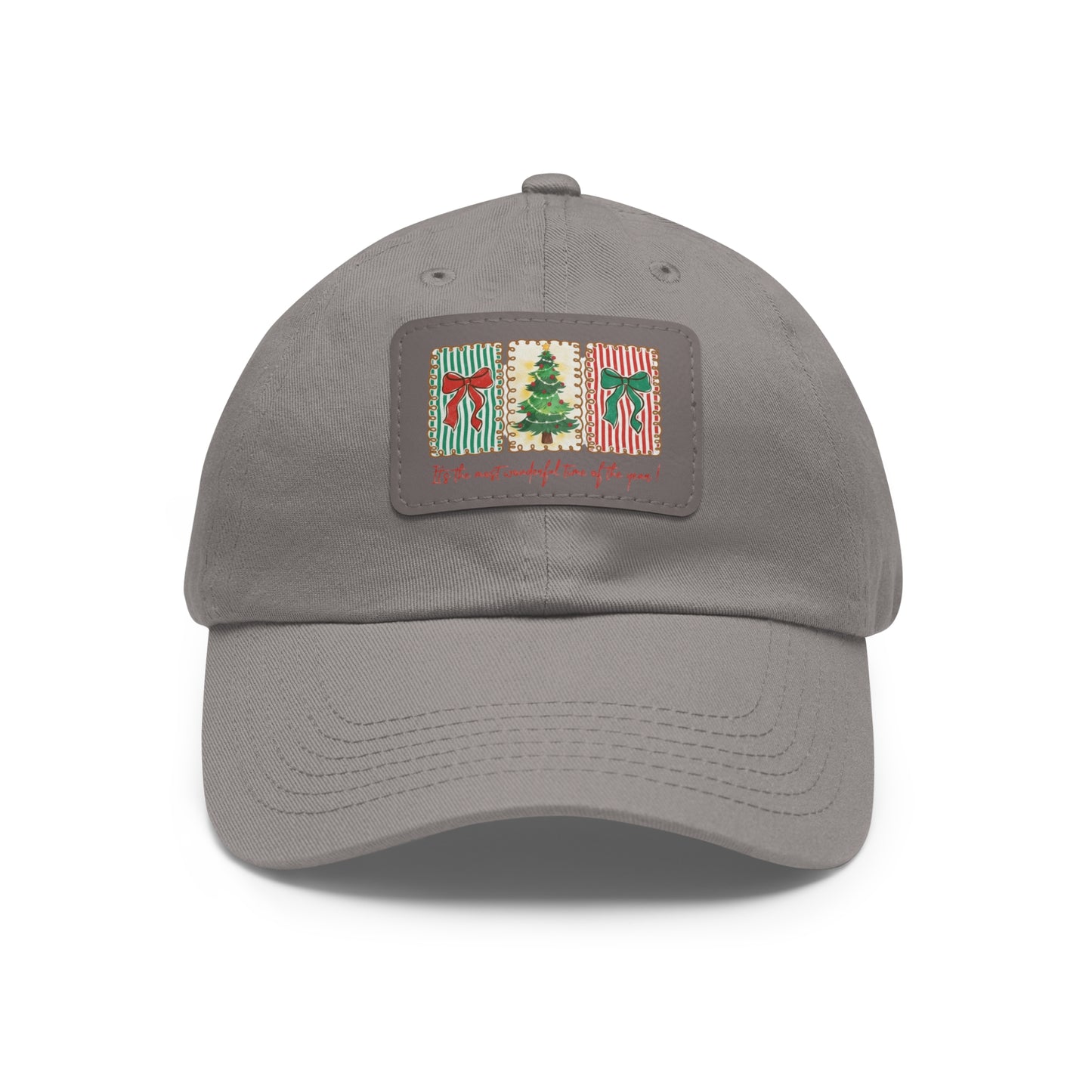 Festive Christmas Tree & Bow Design | It’s the Most Wonderful Time of the Year – Holiday Shirt, Mug, Tote & Home Decor Dad Hat