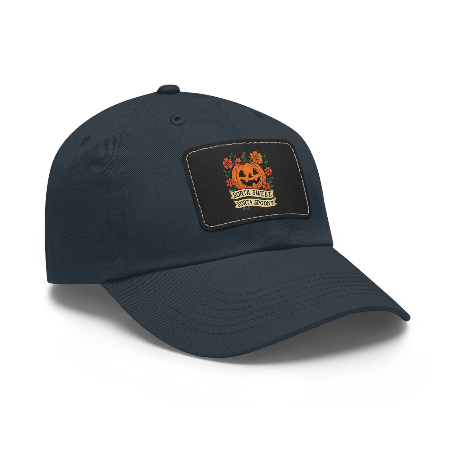 Cute Pumpkin Design – Sorta Sweet, Sorta Spooky Halloween Artwork Dad Hat