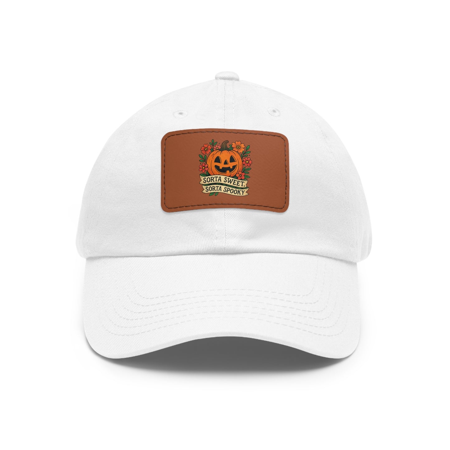 Cute Pumpkin Design – Sorta Sweet, Sorta Spooky Halloween Artwork Dad Hat