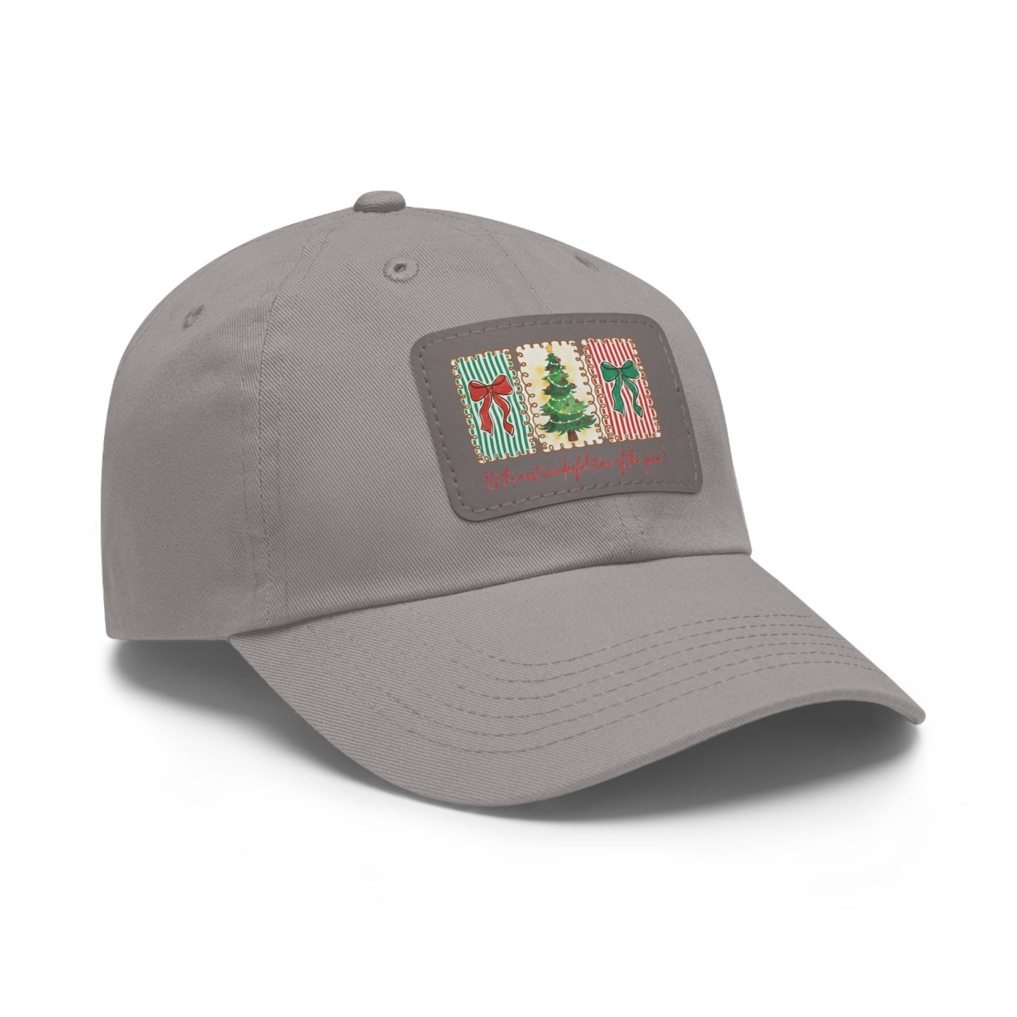 Festive Christmas Tree & Bow Design | It’s the Most Wonderful Time of the Year – Holiday Shirt, Mug, Tote & Home Decor Dad Hat