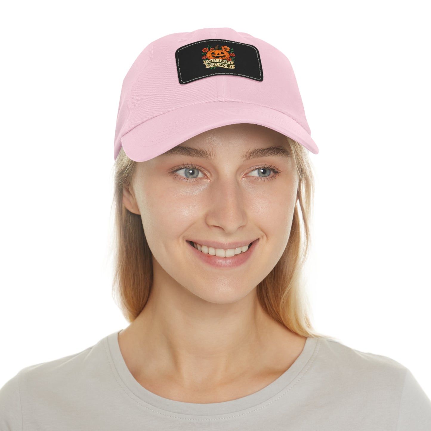 Cute Pumpkin Design – Sorta Sweet, Sorta Spooky Halloween Artwork Dad Hat