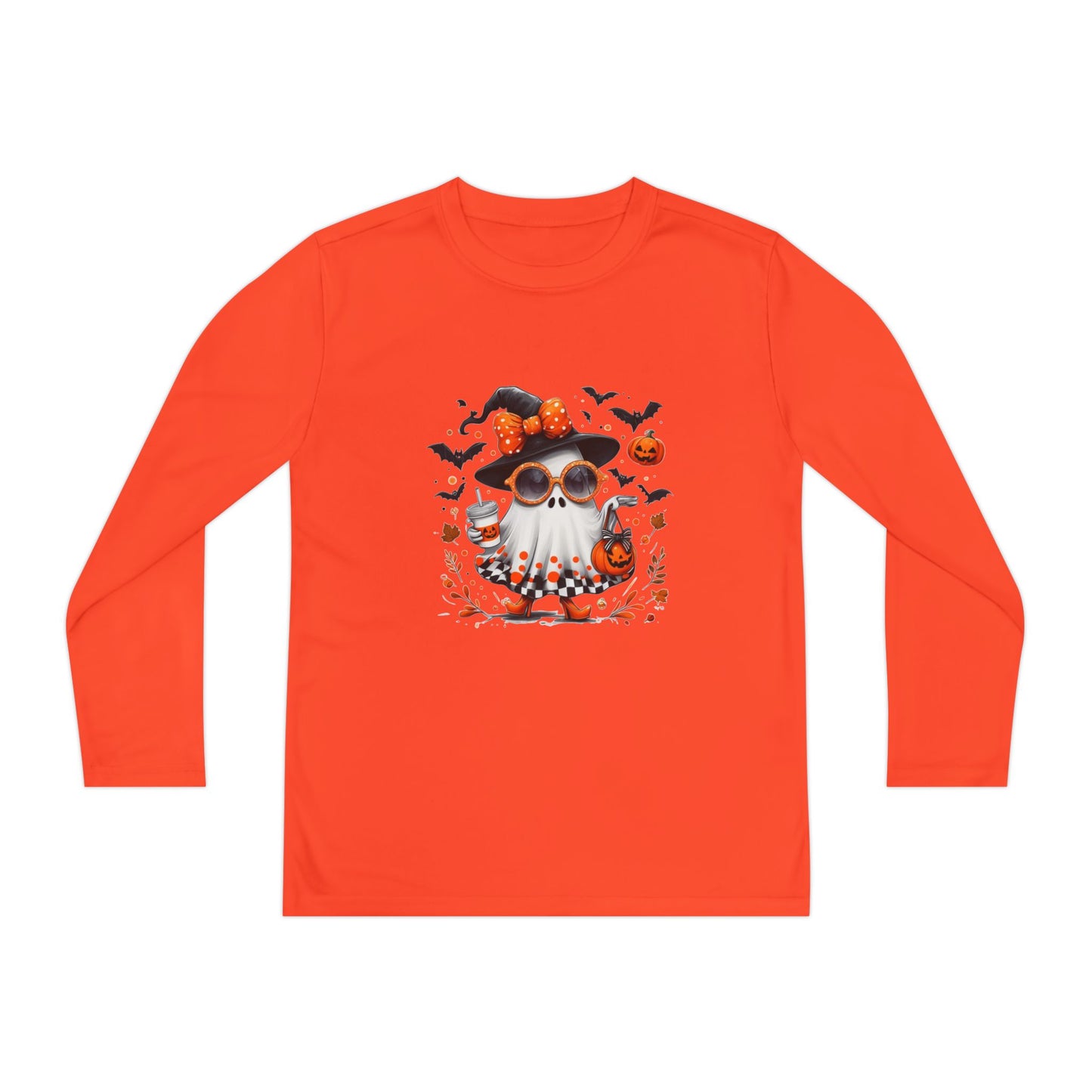 Cute Halloween Ghost  | Trendy Witch Ghost Outfit | Spooky Fall Shirt for Women | Pumpkin Aesthetic Halloween Apparel Gift