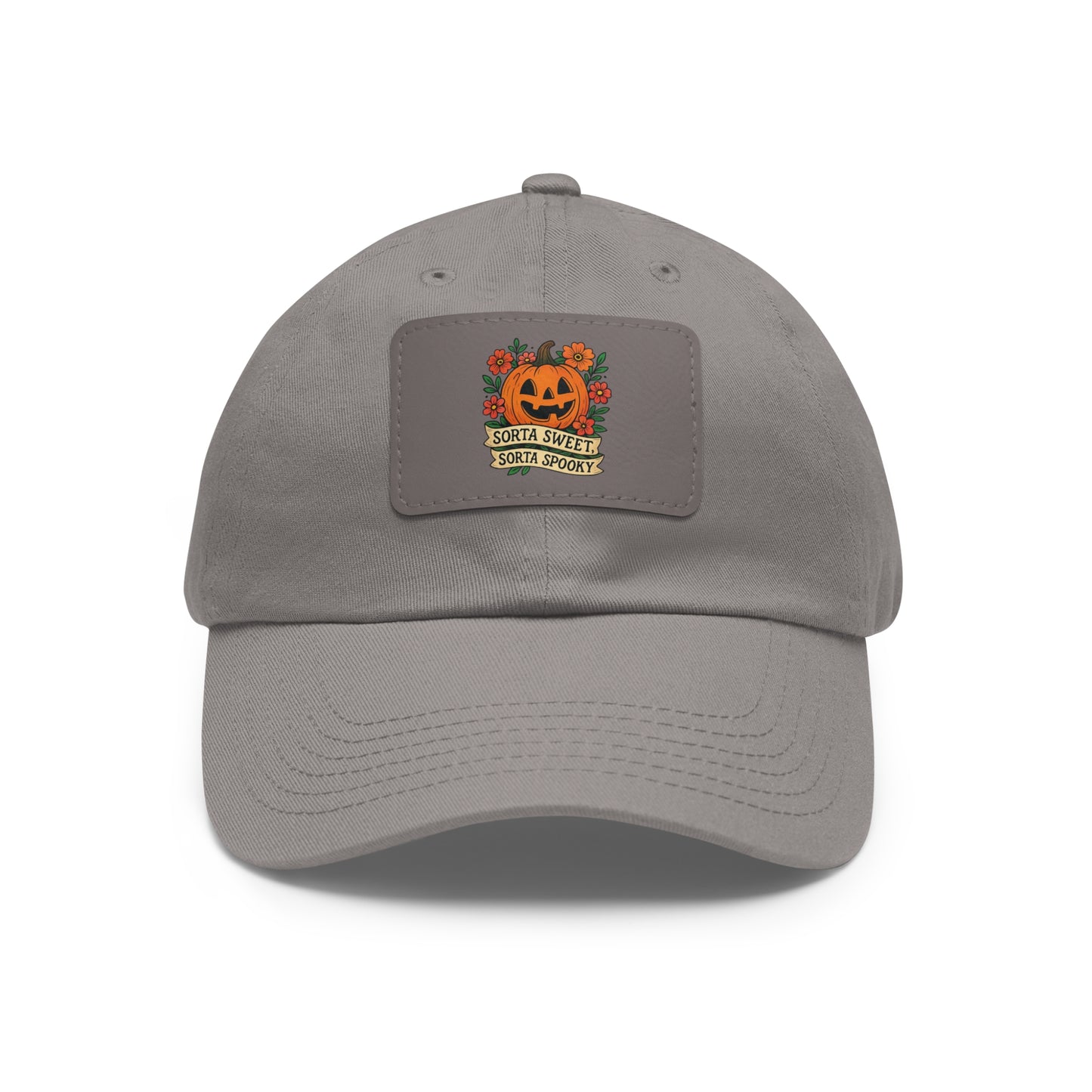 Cute Pumpkin Design – Sorta Sweet, Sorta Spooky Halloween Artwork Dad Hat