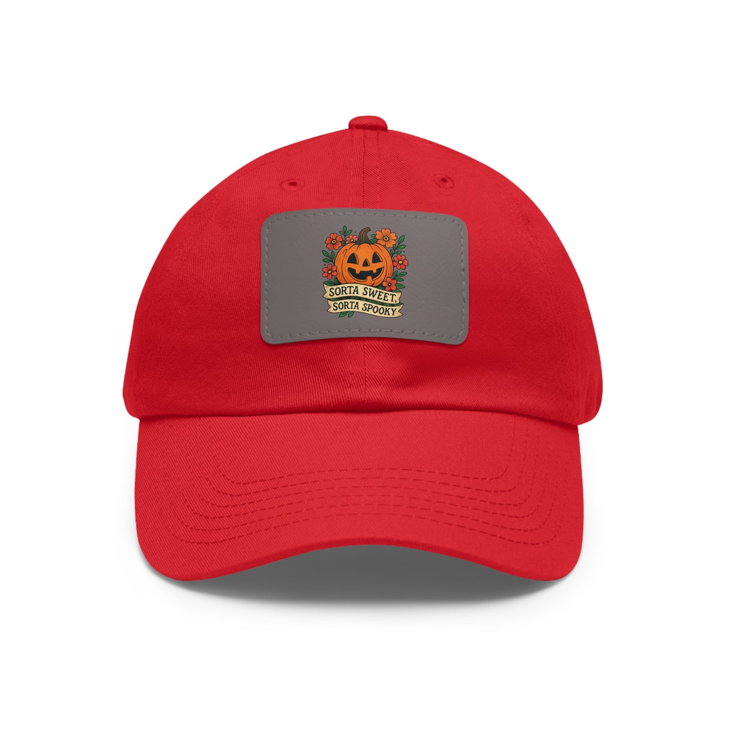 Cute Pumpkin Design – Sorta Sweet, Sorta Spooky Halloween Artwork Dad Hat
