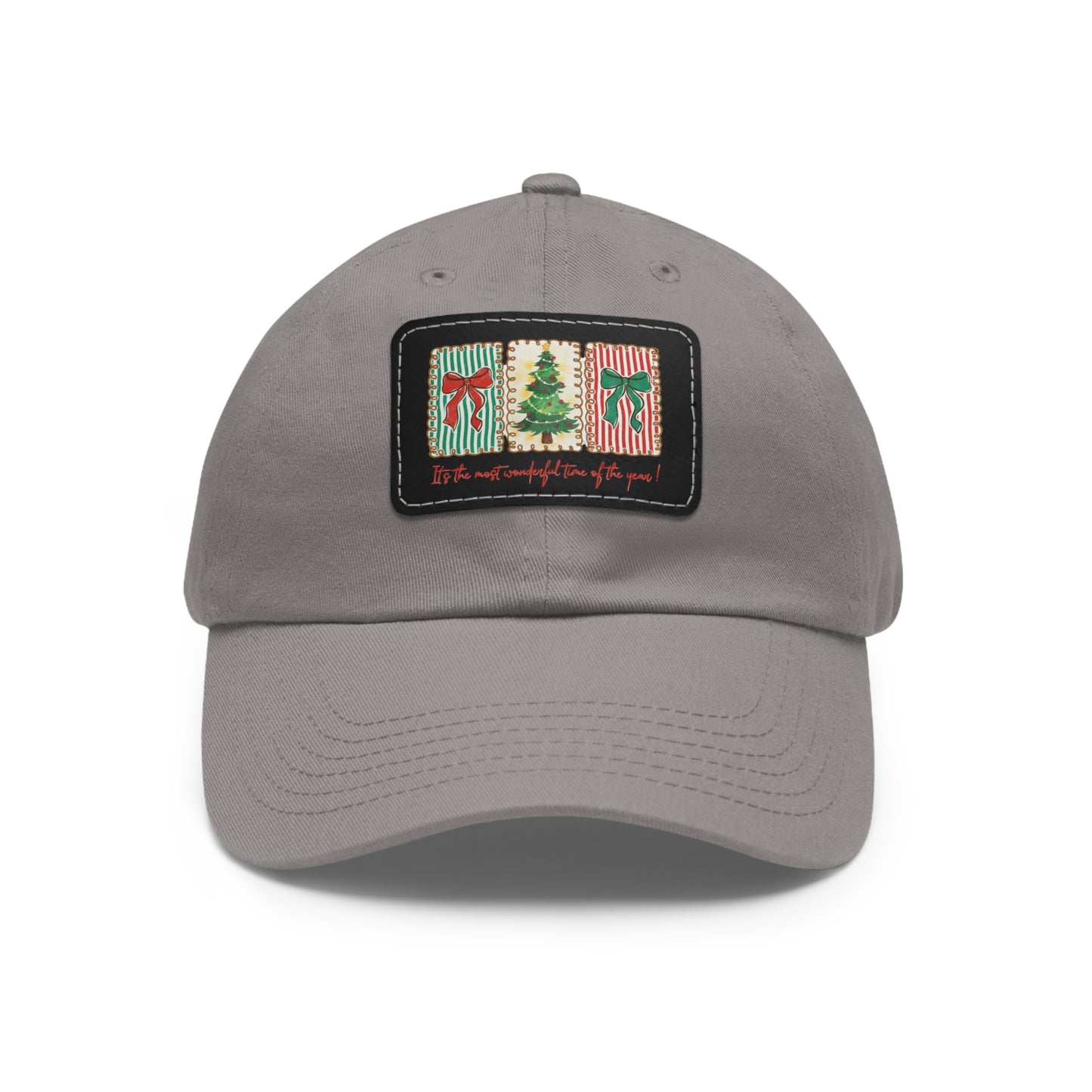 Festive Christmas Tree & Bow Design | It’s the Most Wonderful Time of the Year – Holiday Shirt, Mug, Tote & Home Decor Dad Hat