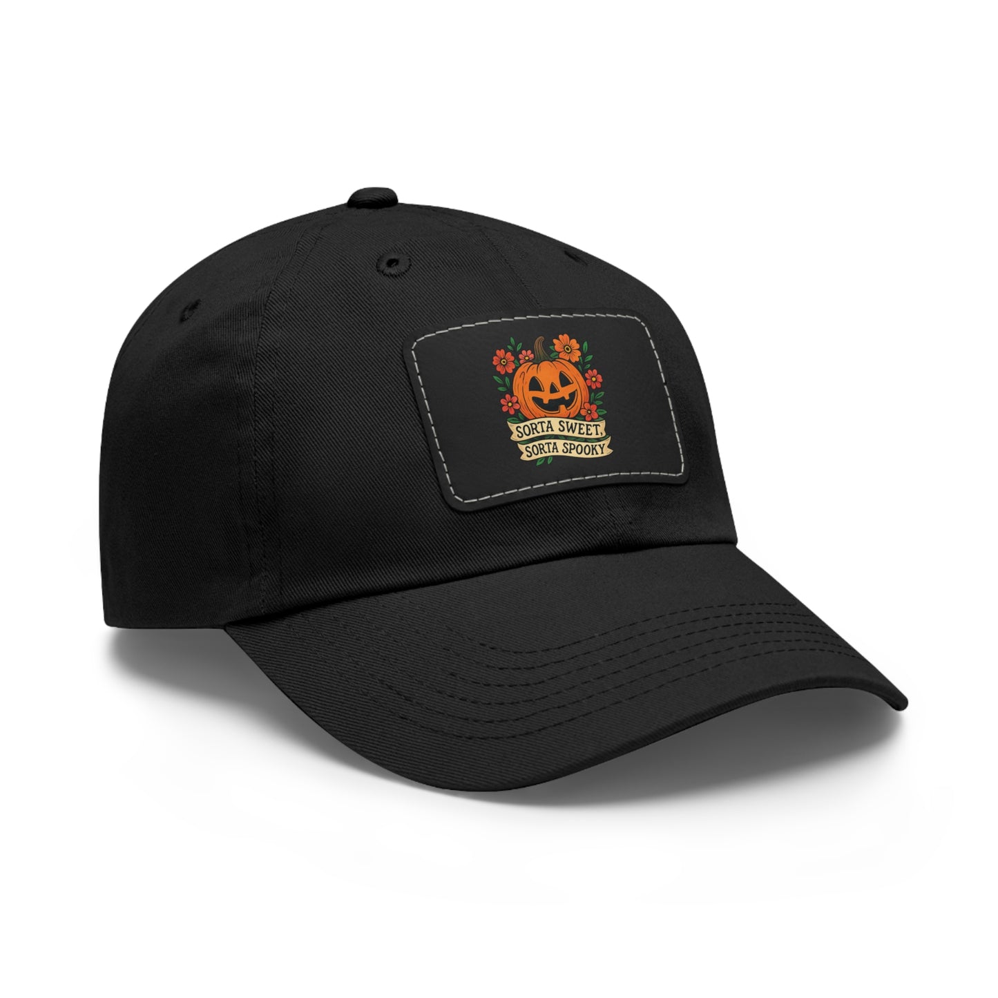 Cute Pumpkin Design – Sorta Sweet, Sorta Spooky Halloween Artwork Dad Hat