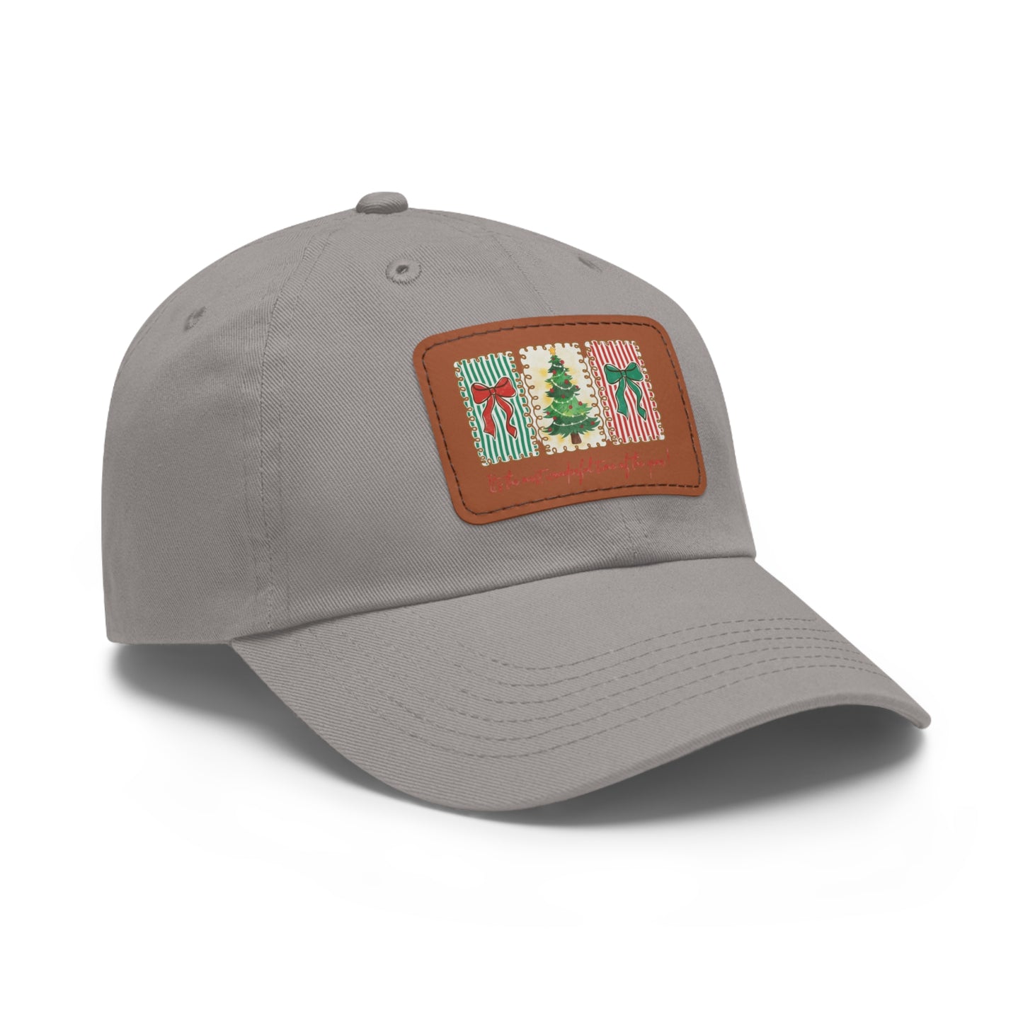 Festive Christmas Tree & Bow Design | It’s the Most Wonderful Time of the Year – Holiday Shirt, Mug, Tote & Home Decor Dad Hat