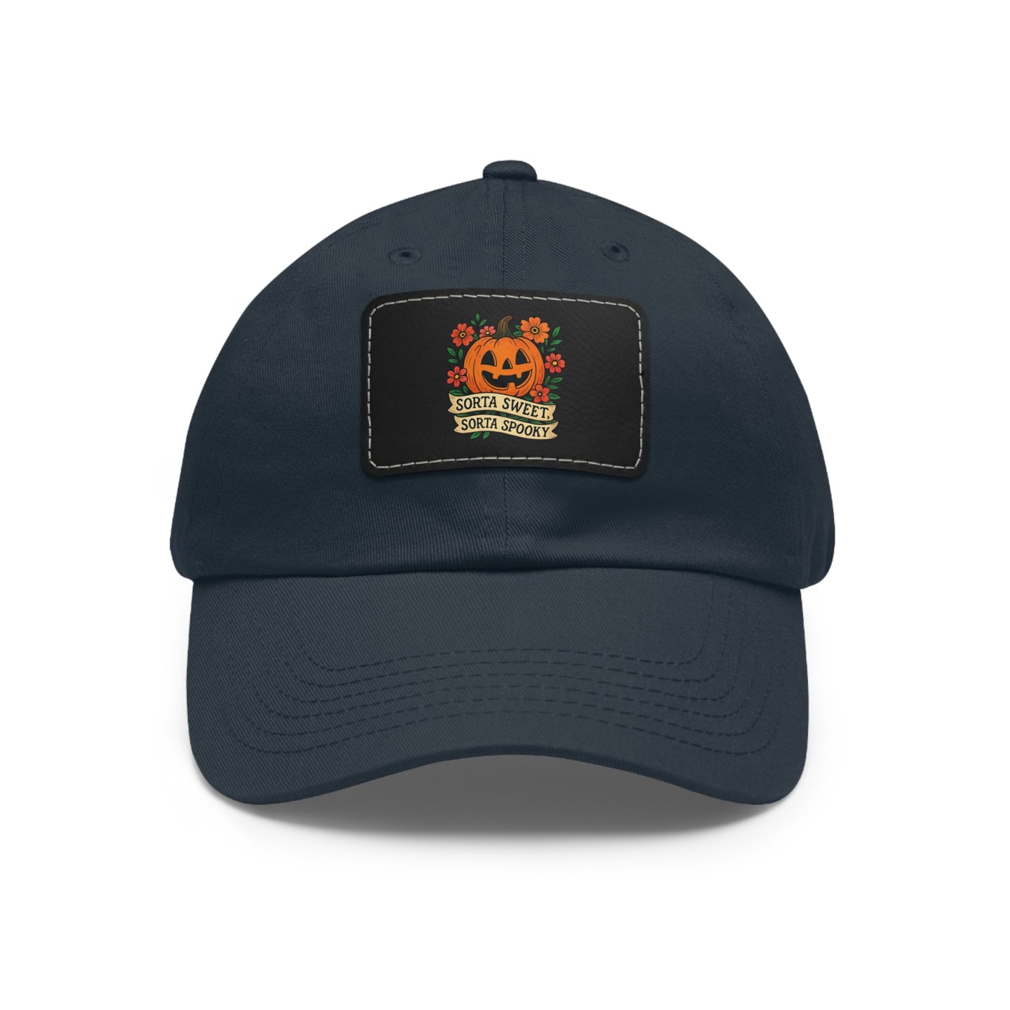 Cute Pumpkin Design – Sorta Sweet, Sorta Spooky Halloween Artwork Dad Hat