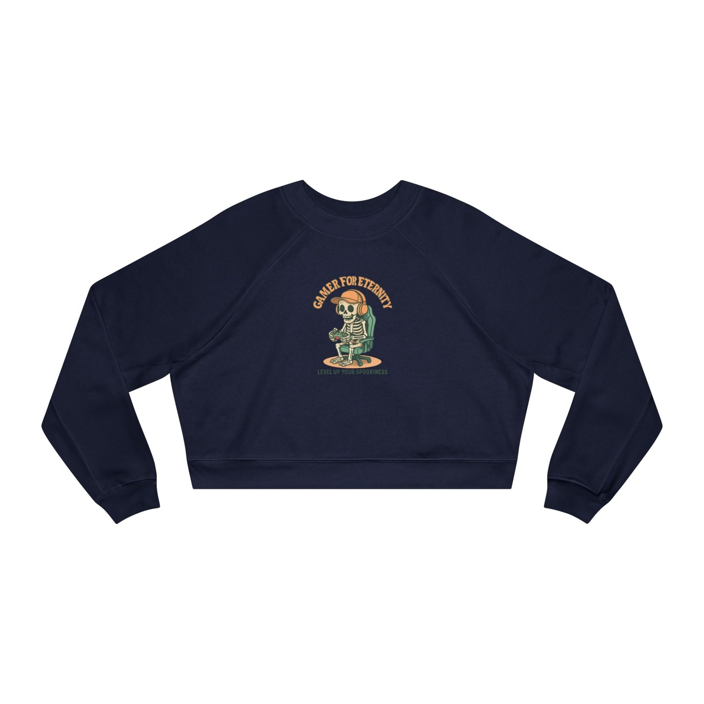 Cozy Women's Cropped Fleece Pullover | Funny Sweatshirt for Casual Wear, Great for Gifting, Fall/Winter Essentials, Lounge Wear, [...]