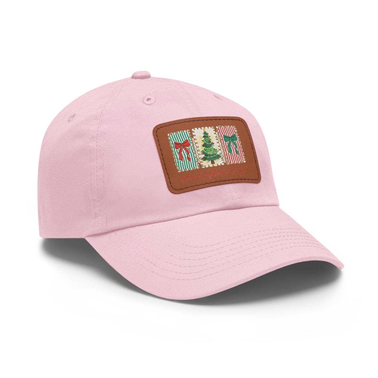 Festive Christmas Tree & Bow Design | It’s the Most Wonderful Time of the Year – Holiday Shirt, Mug, Tote & Home Decor Dad Hat