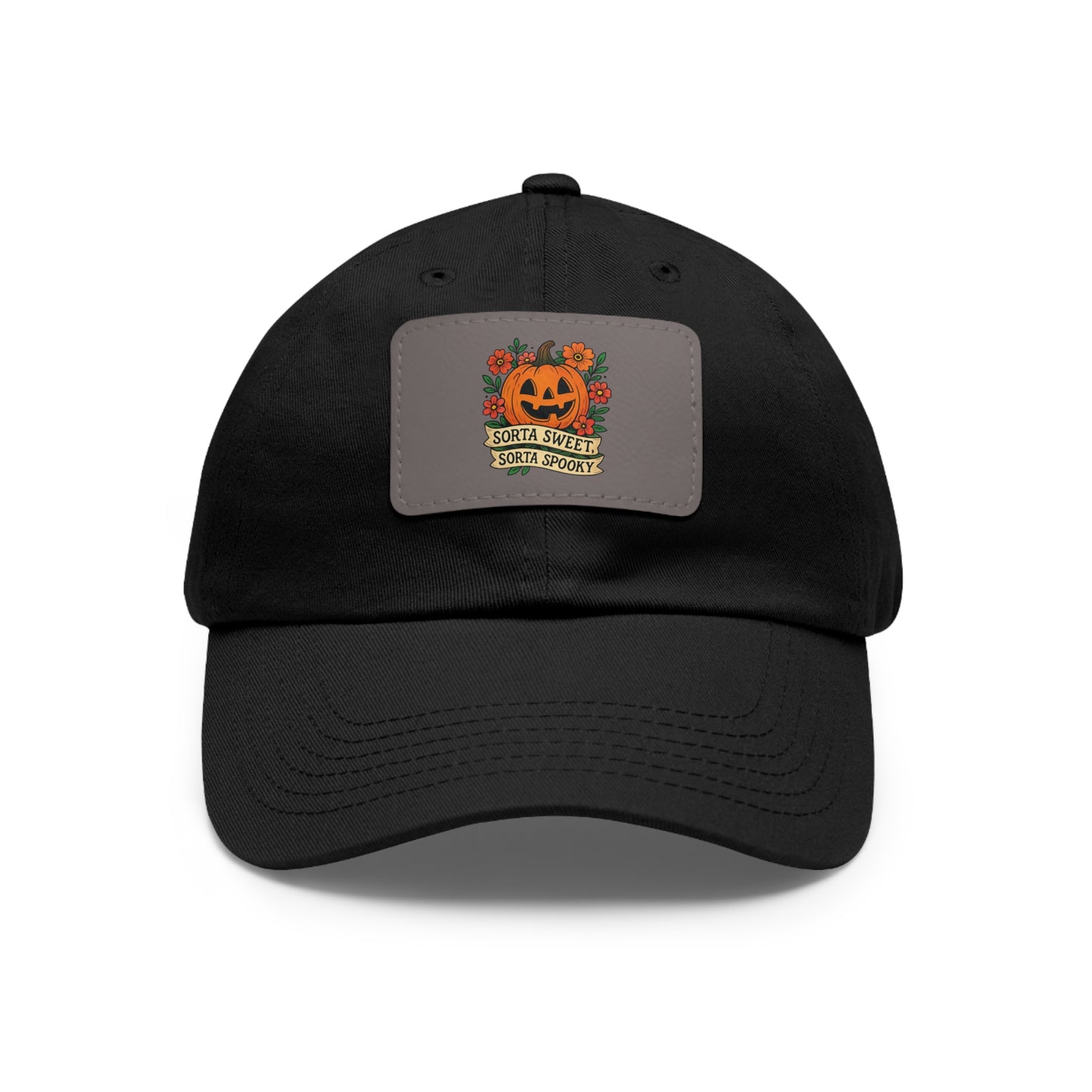 Cute Pumpkin Design – Sorta Sweet, Sorta Spooky Halloween Artwork Dad Hat