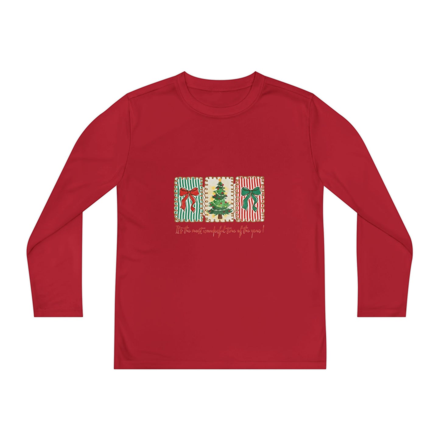 Festive Christmas Tree & Bow Design | It’s the Most Wonderful Time of the Year – Holiday Shirt, Mug, Tote & Home Decor
