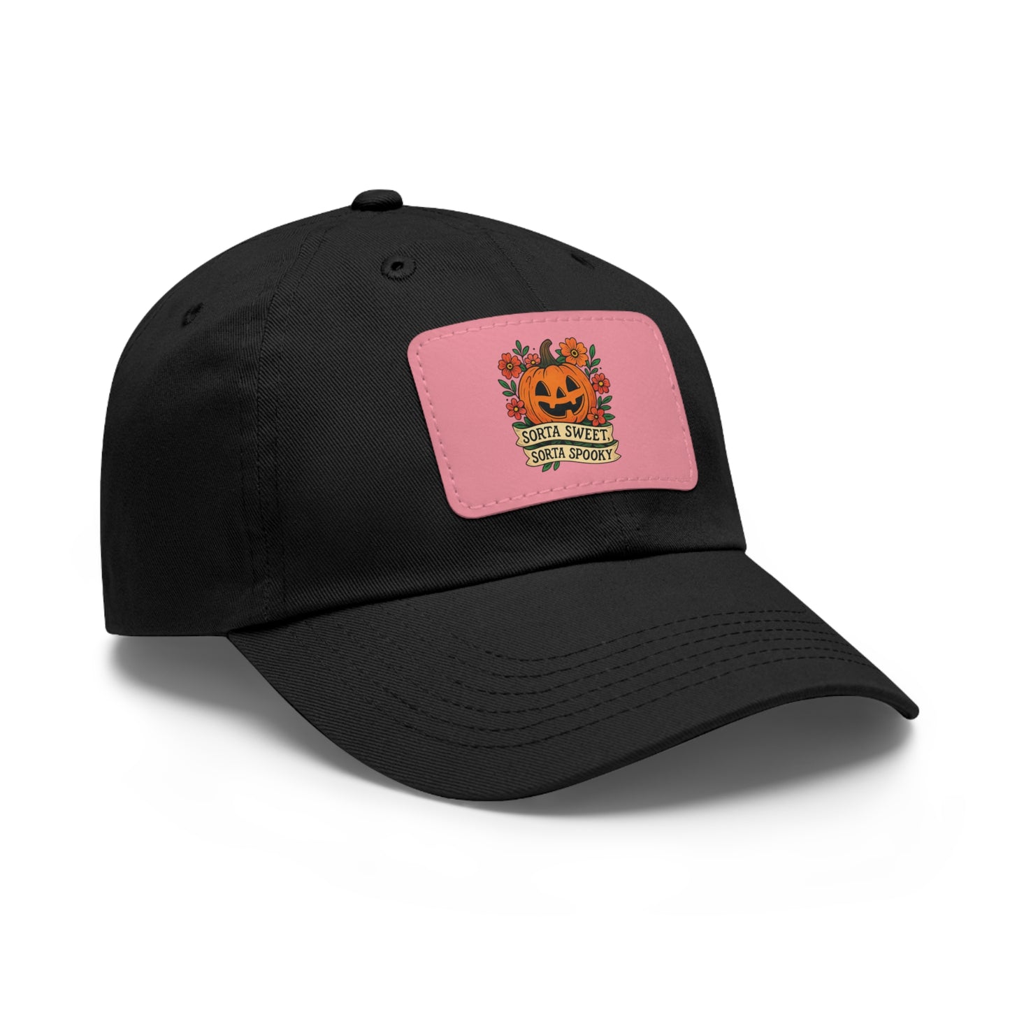 Cute Pumpkin Design – Sorta Sweet, Sorta Spooky Halloween Artwork Dad Hat