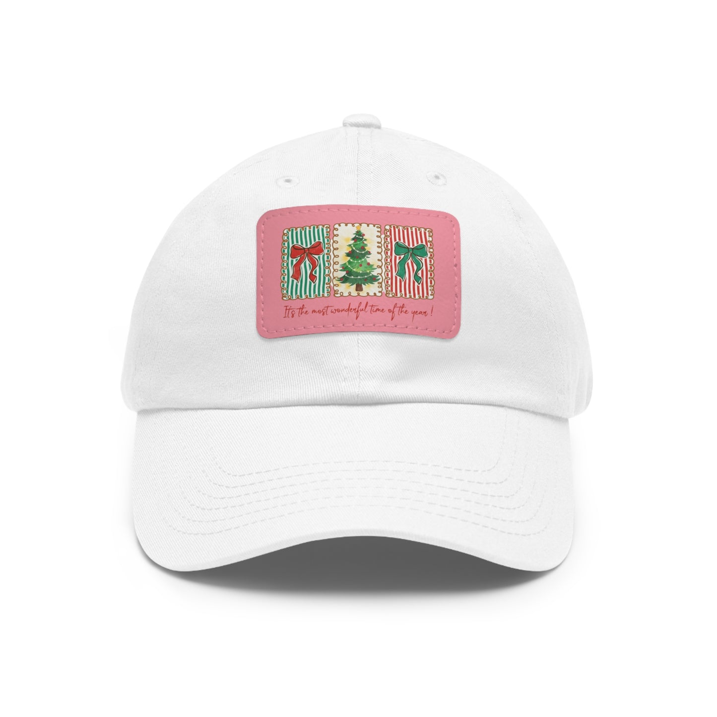 Festive Christmas Tree & Bow Design | It’s the Most Wonderful Time of the Year – Holiday Shirt, Mug, Tote & Home Decor Dad Hat