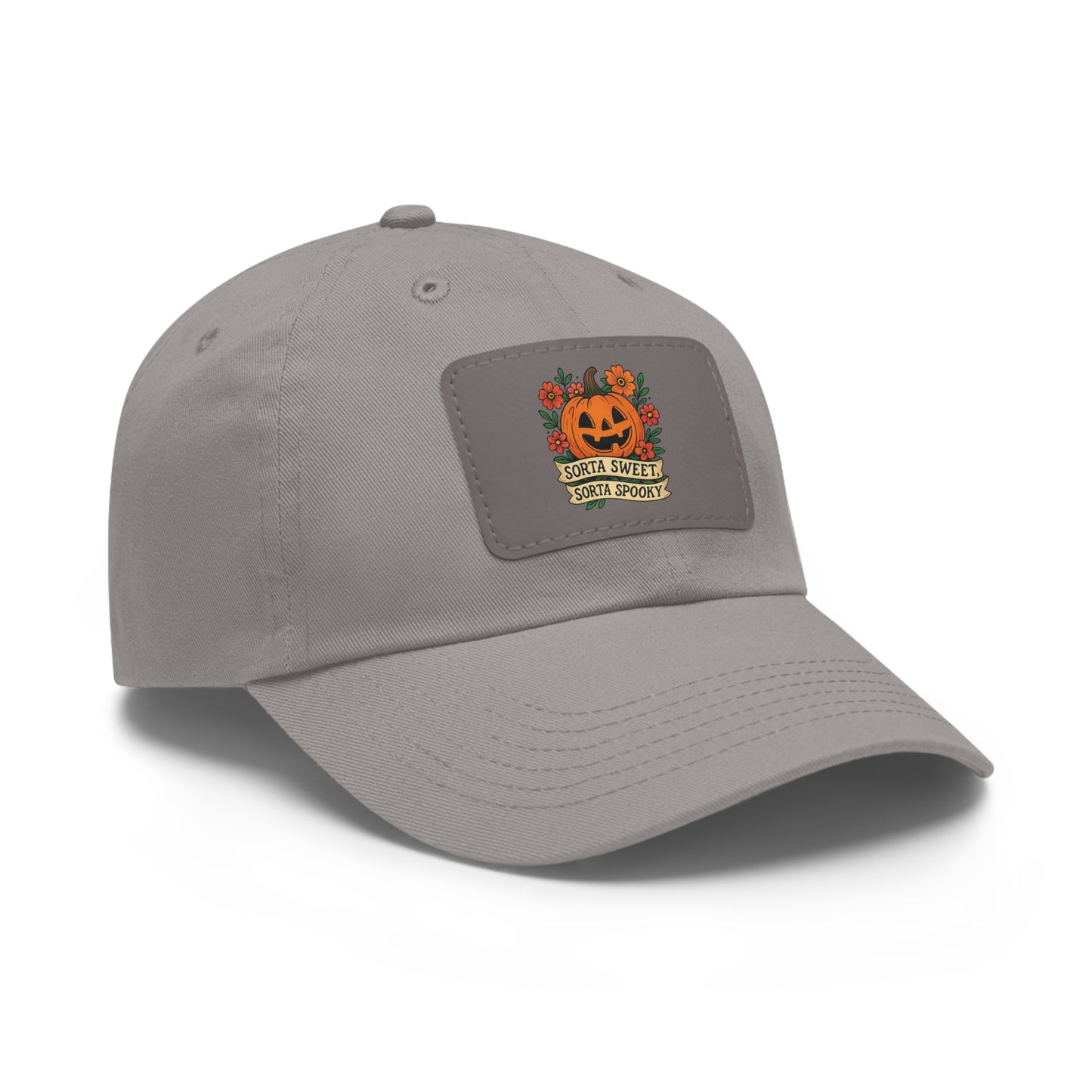 Cute Pumpkin Design – Sorta Sweet, Sorta Spooky Halloween Artwork Dad Hat