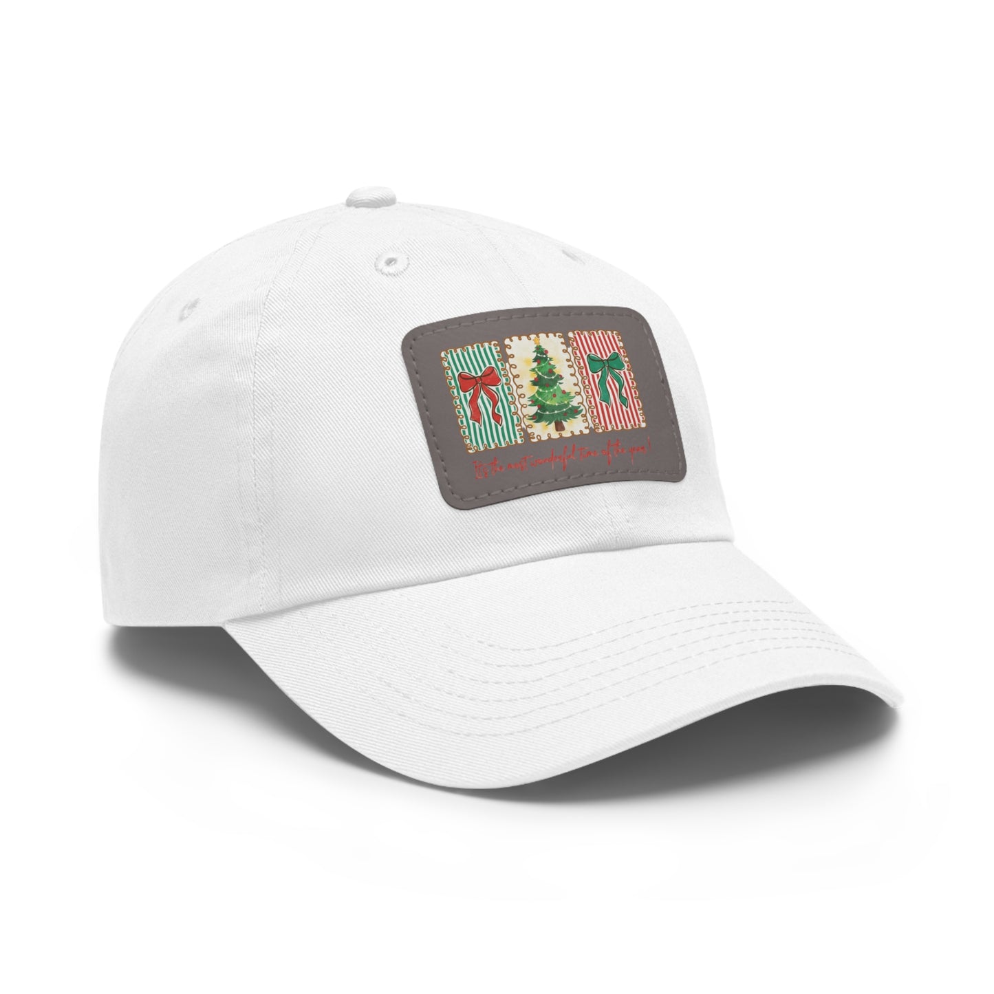 Festive Christmas Tree & Bow Design | It’s the Most Wonderful Time of the Year – Holiday Shirt, Mug, Tote & Home Decor Dad Hat