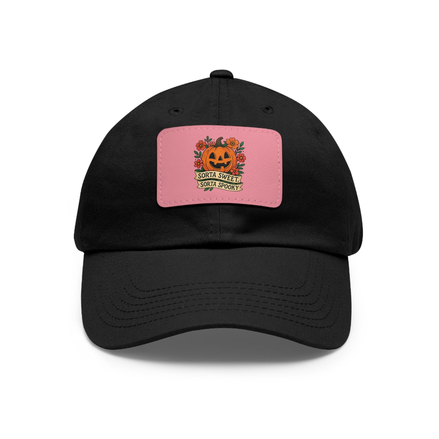 Cute Pumpkin Design – Sorta Sweet, Sorta Spooky Halloween Artwork Dad Hat