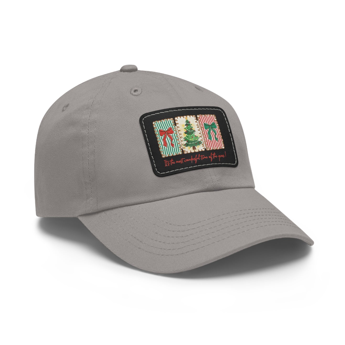 Festive Christmas Tree & Bow Design | It’s the Most Wonderful Time of the Year – Holiday Shirt, Mug, Tote & Home Decor Dad Hat