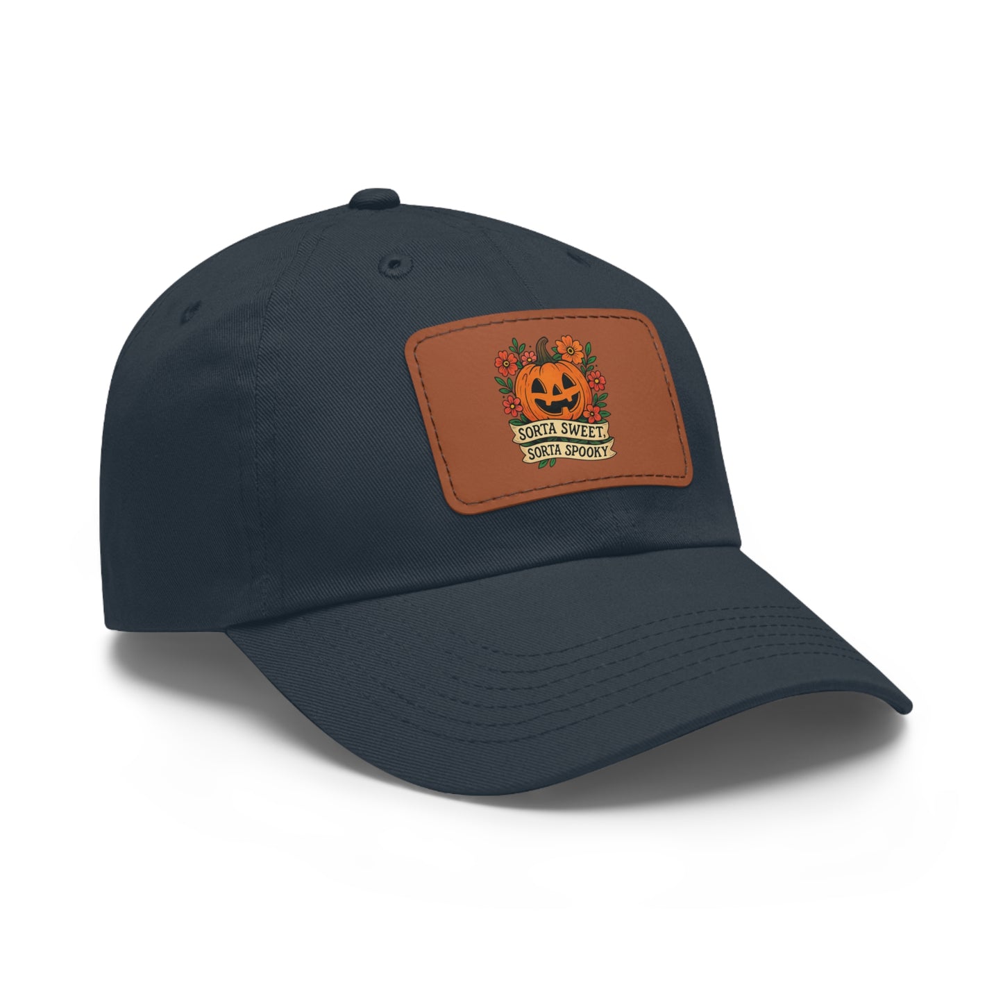 Cute Pumpkin Design – Sorta Sweet, Sorta Spooky Halloween Artwork Dad Hat