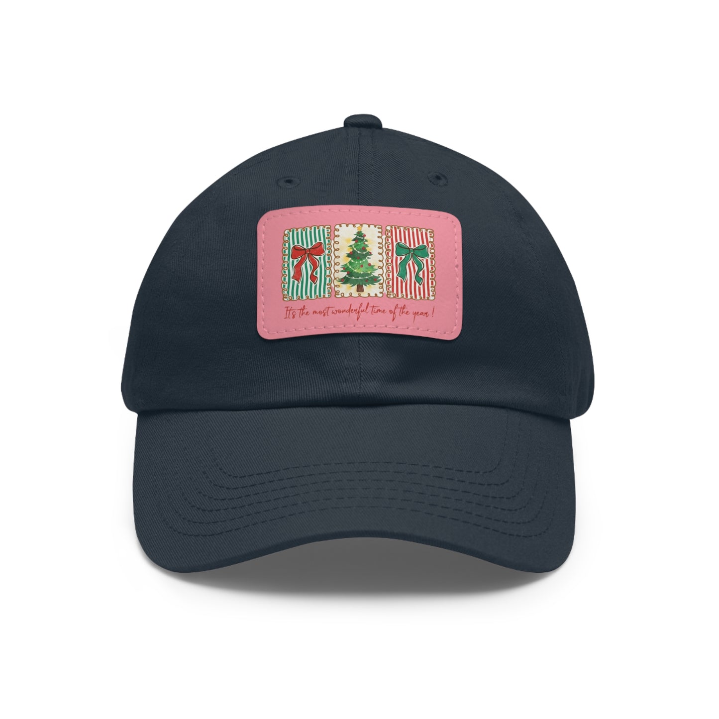 Festive Christmas Tree & Bow Design | It’s the Most Wonderful Time of the Year – Holiday Shirt, Mug, Tote & Home Decor Dad Hat