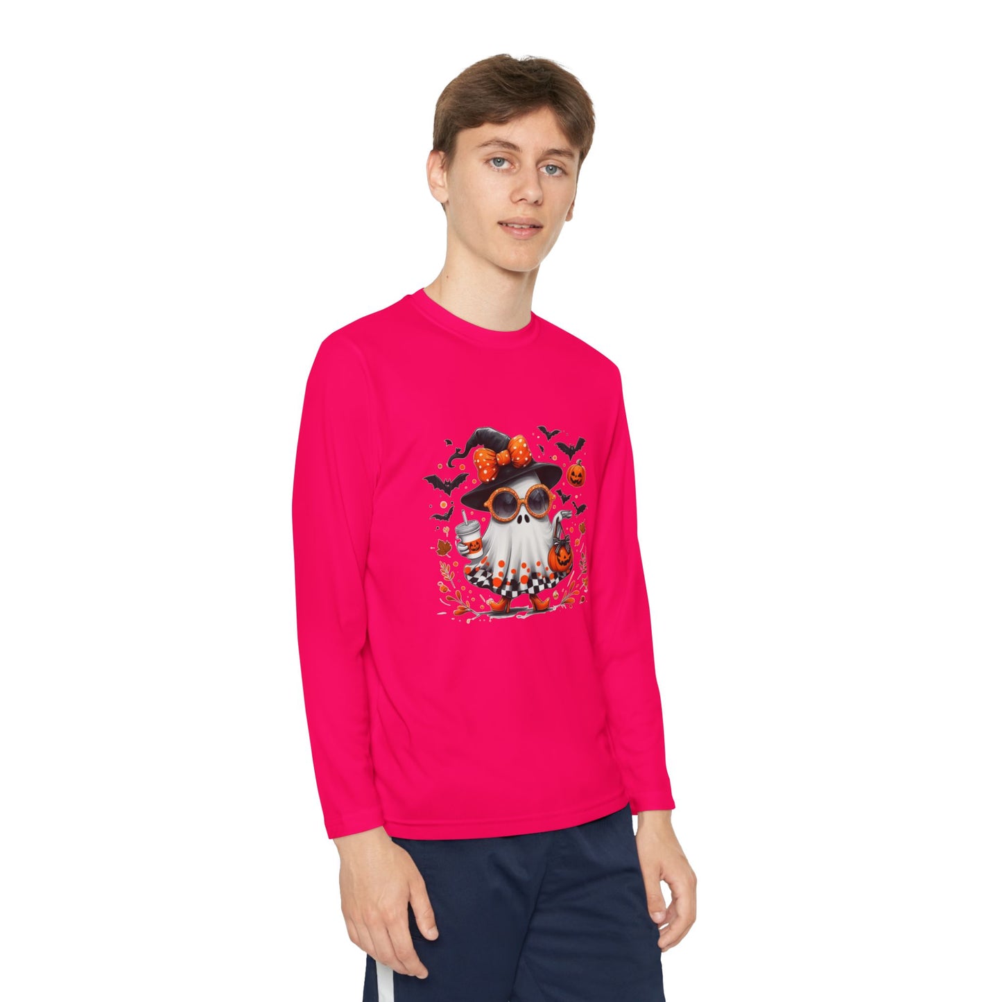 Cute Halloween Ghost  | Trendy Witch Ghost Outfit | Spooky Fall Shirt for Women | Pumpkin Aesthetic Halloween Apparel Gift