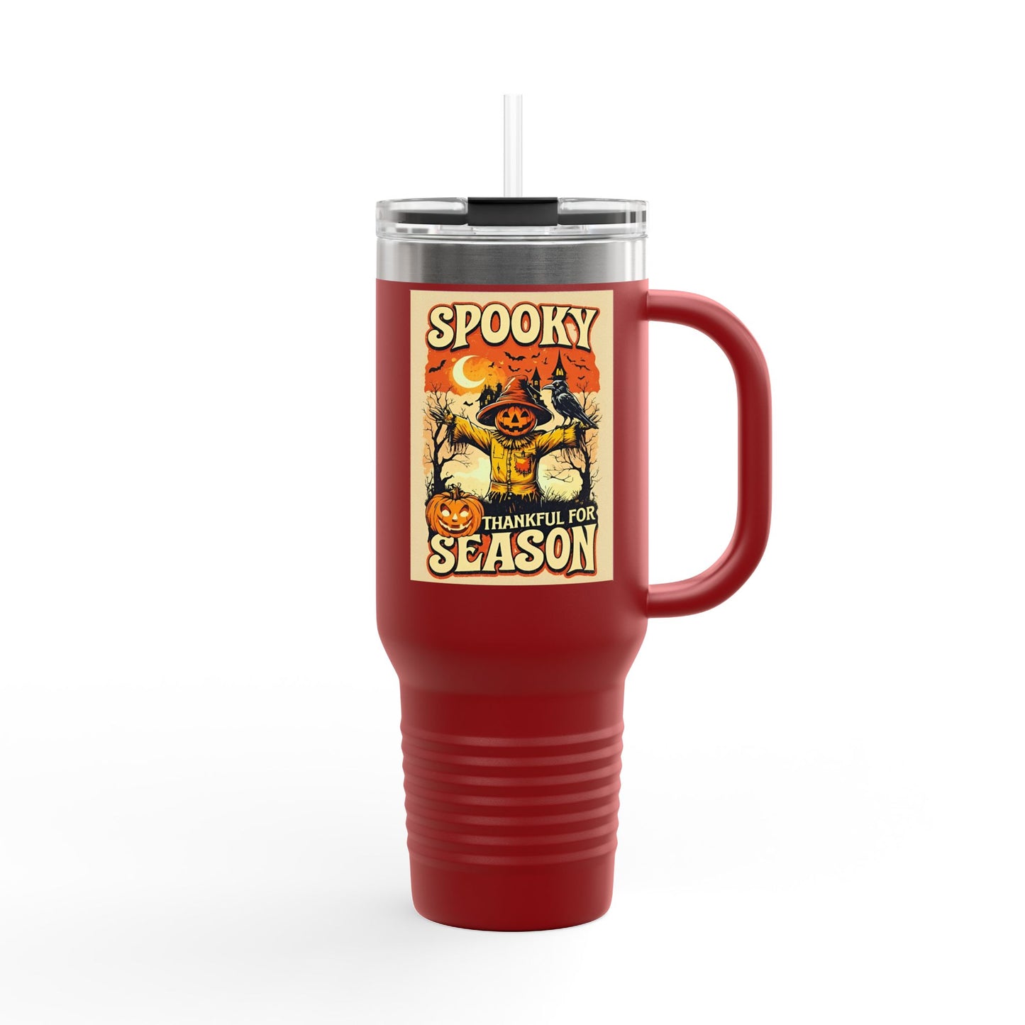 Spooky Thankful for the Season Mug 🎃 | Cute Pumpkin Halloween Coffee Cup Travel Mug