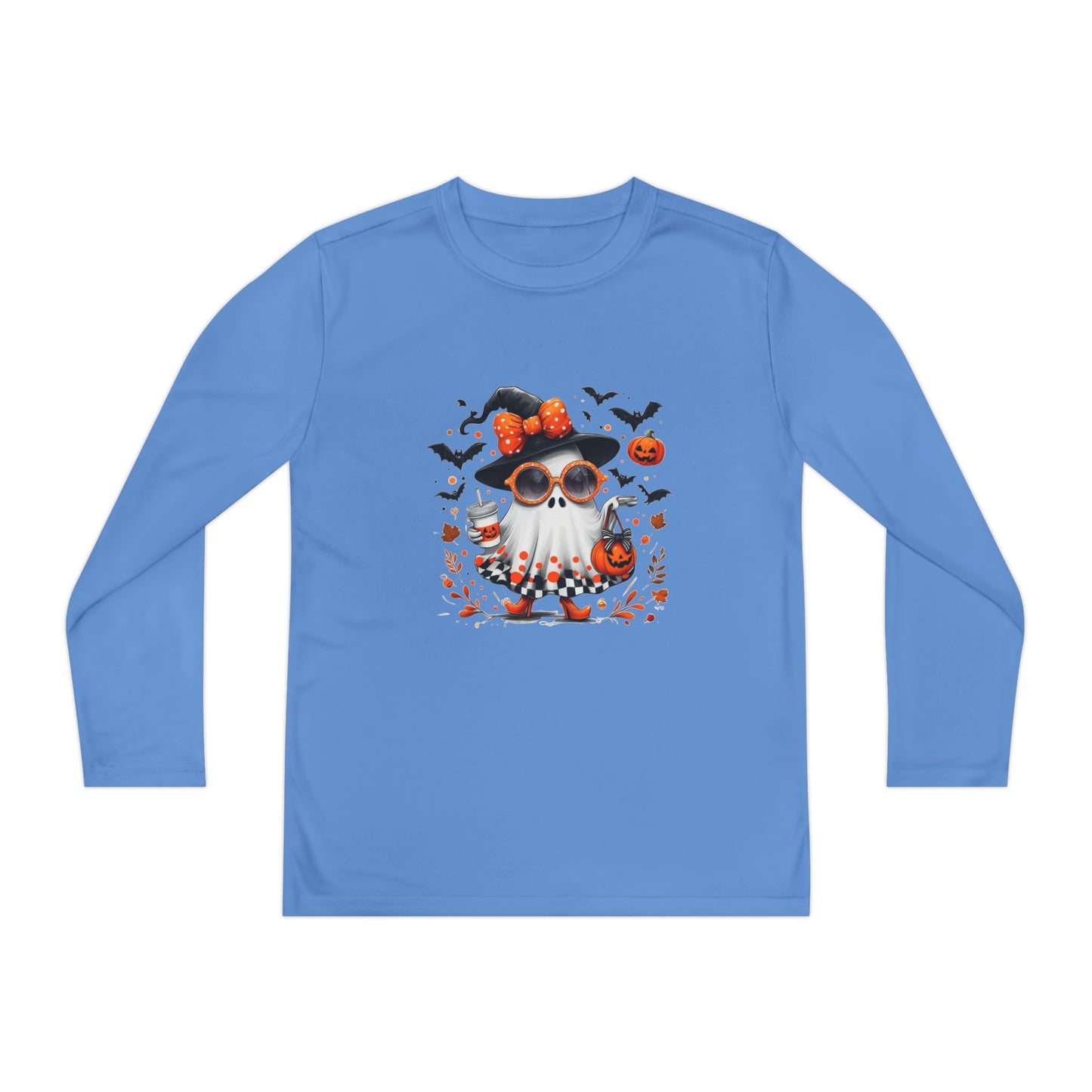 Cute Halloween Ghost  | Trendy Witch Ghost Outfit | Spooky Fall Shirt for Women | Pumpkin Aesthetic Halloween Apparel Gift