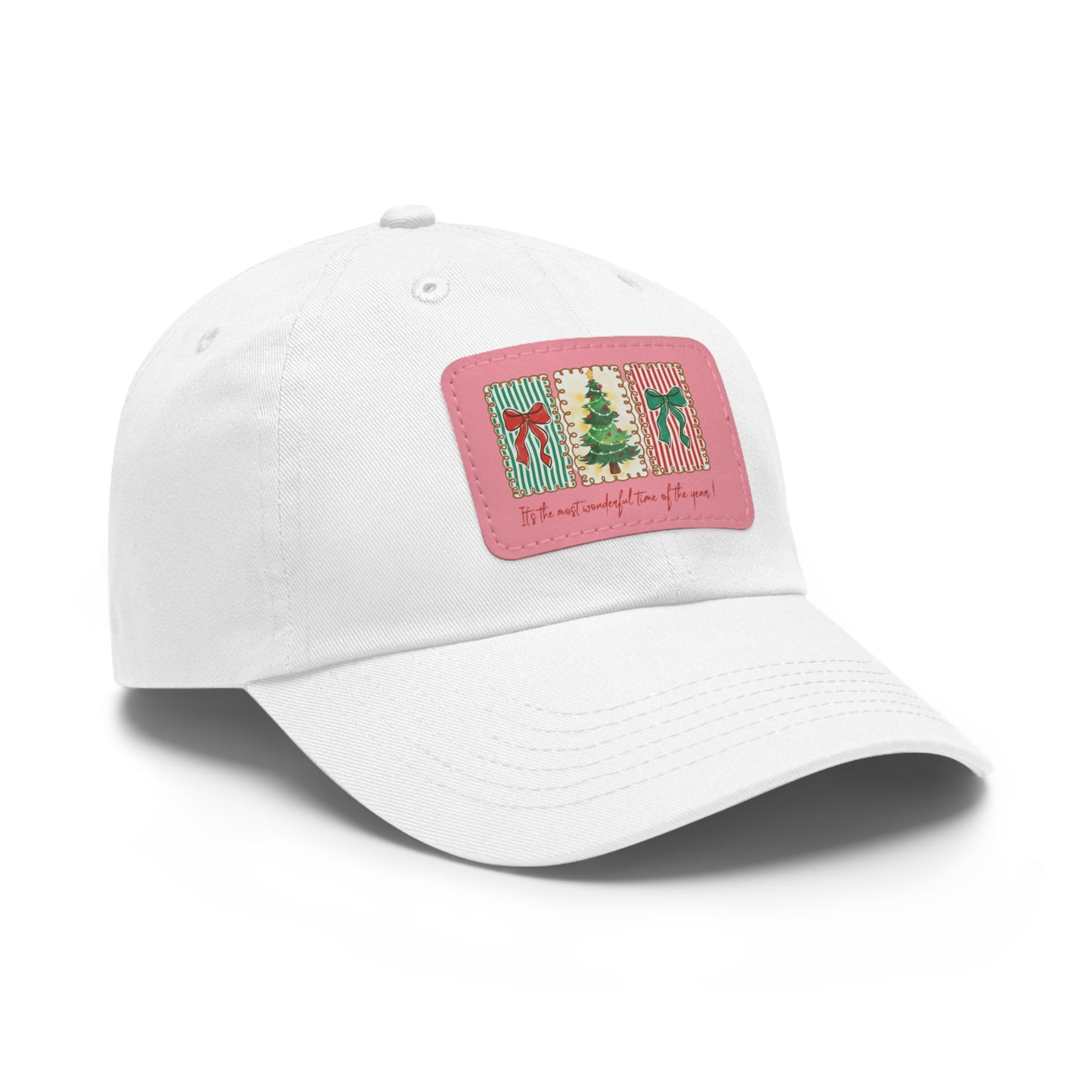 Festive Christmas Tree & Bow Design | It’s the Most Wonderful Time of the Year – Holiday Shirt, Mug, Tote & Home Decor Dad Hat
