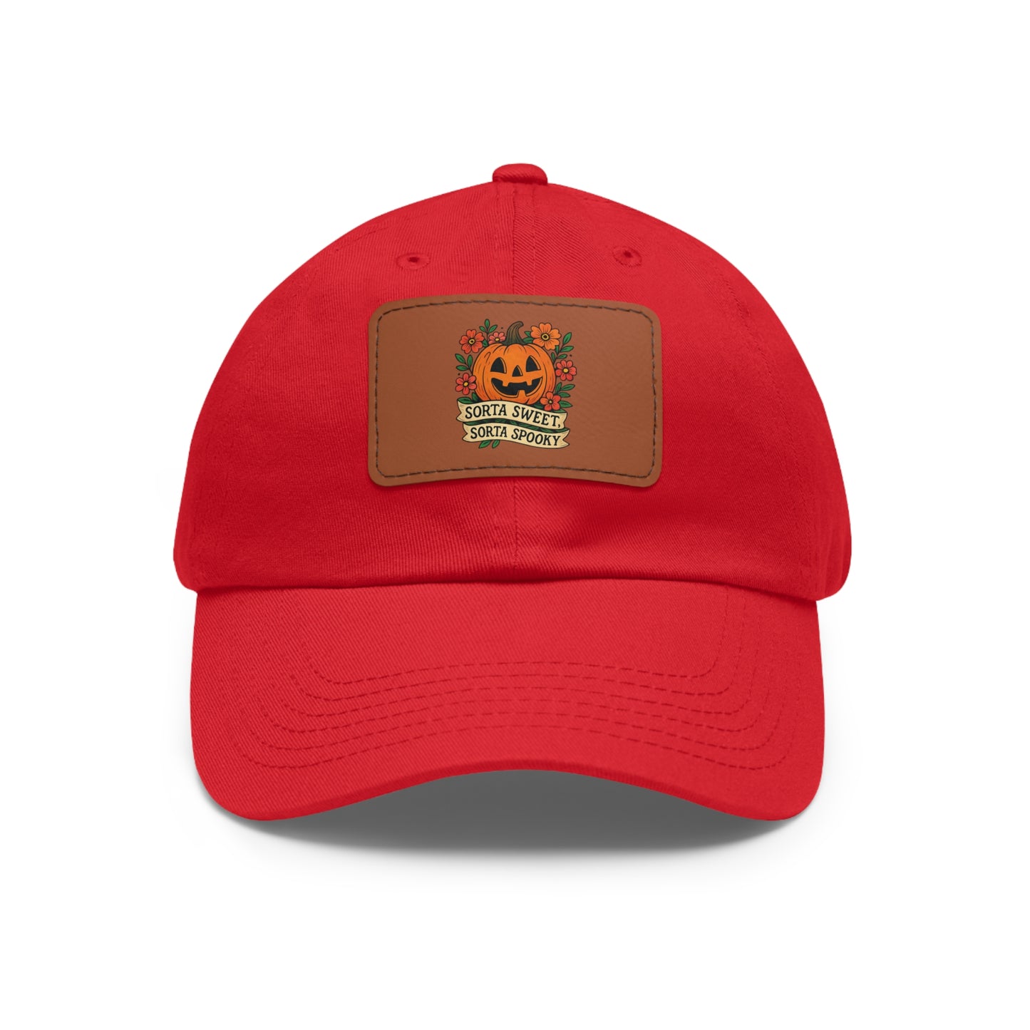 Cute Pumpkin Design – Sorta Sweet, Sorta Spooky Halloween Artwork Dad Hat