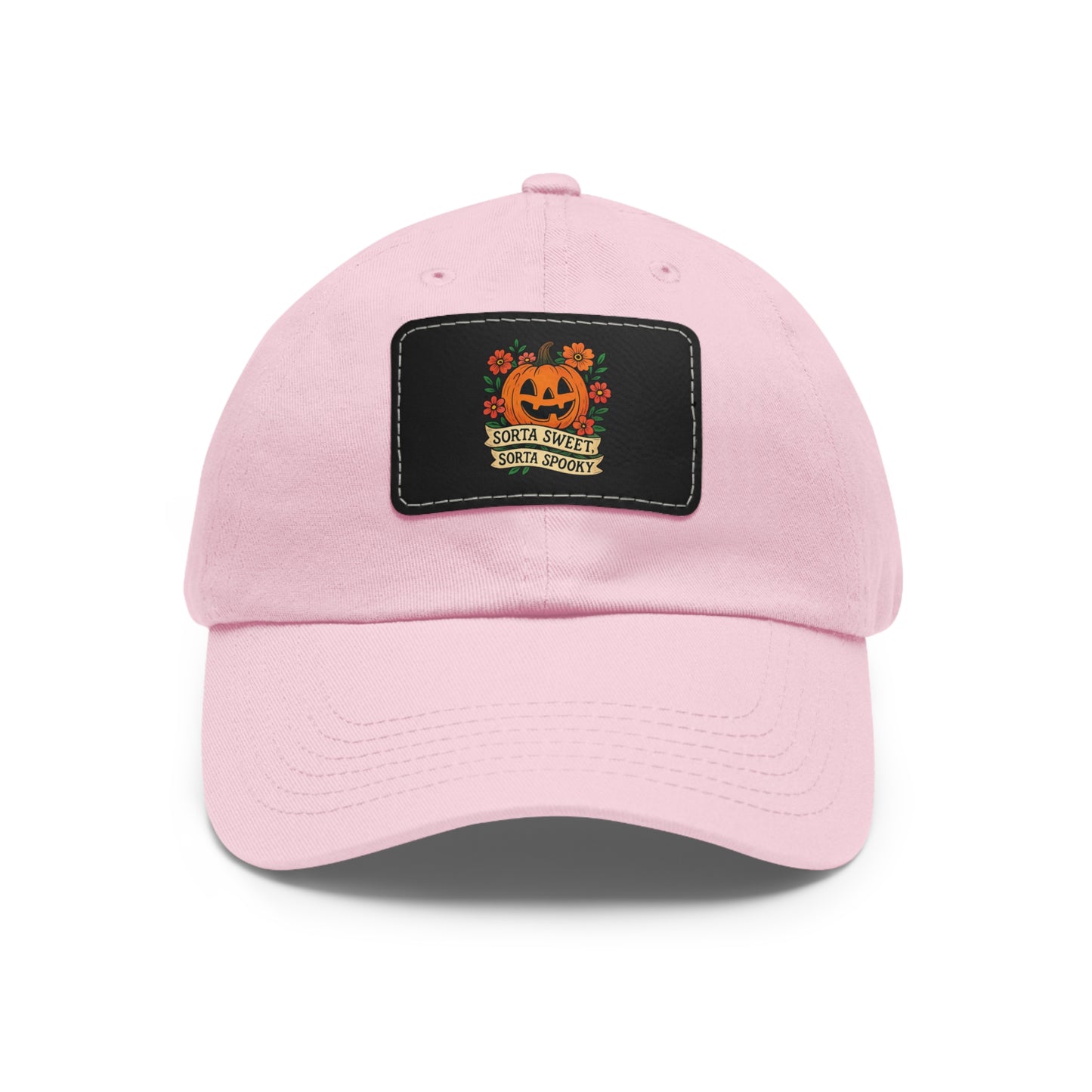 Cute Pumpkin Design – Sorta Sweet, Sorta Spooky Halloween Artwork Dad Hat