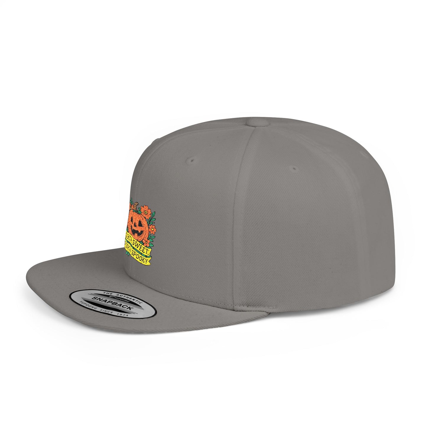 Cute Pumpkin Design – Sorta Sweet, Sorta Spooky Halloween Artwork Snapback Cap