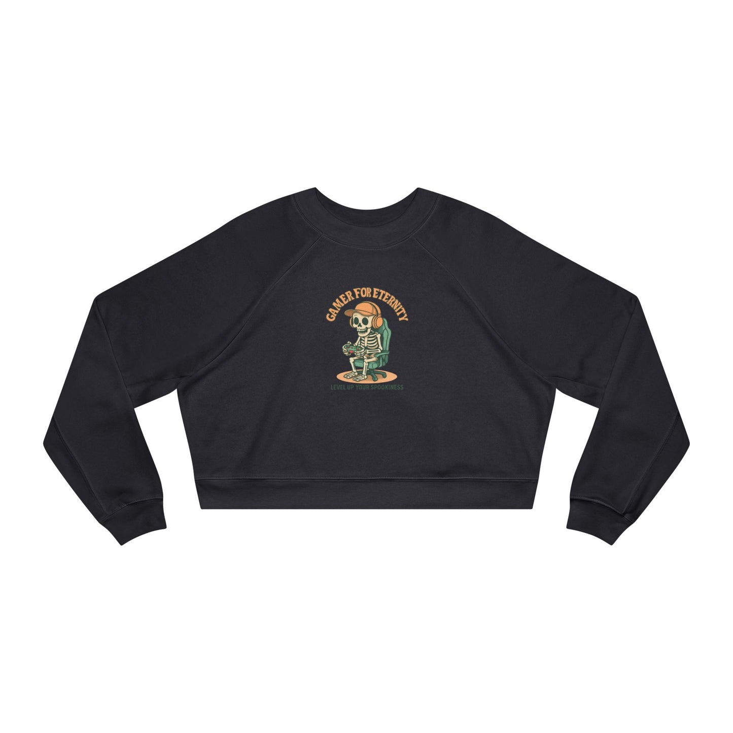 Cozy Women's Cropped Fleece Pullover | Funny Sweatshirt for Casual Wear, Great for Gifting, Fall/Winter Essentials, Lounge Wear, [...]
