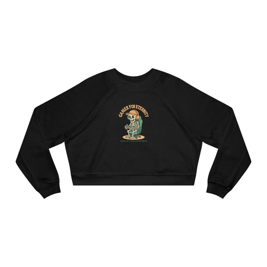 Cozy Women's Cropped Fleece Pullover | Funny Sweatshirt for Casual Wear, Great for Gifting, Fall/Winter Essentials, Lounge Wear, [...]