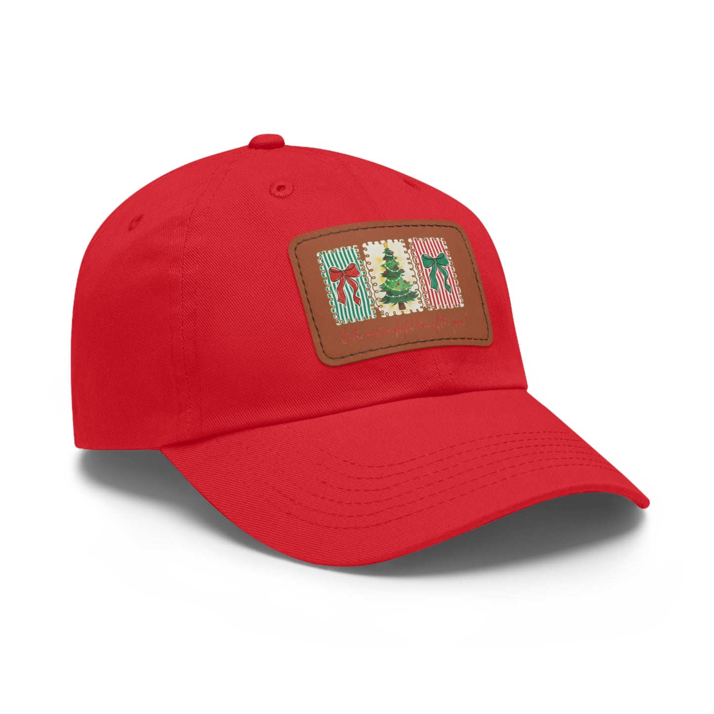 Festive Christmas Tree & Bow Design | It’s the Most Wonderful Time of the Year – Holiday Shirt, Mug, Tote & Home Decor Dad Hat