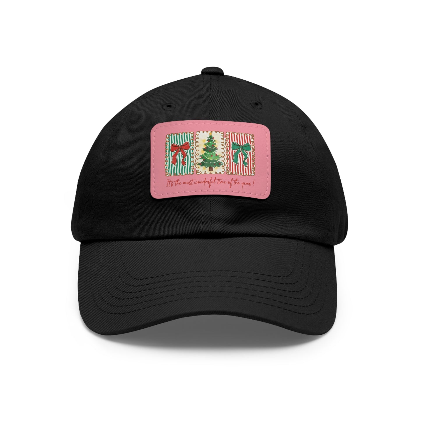 Festive Christmas Tree & Bow Design | It’s the Most Wonderful Time of the Year – Holiday Shirt, Mug, Tote & Home Decor Dad Hat