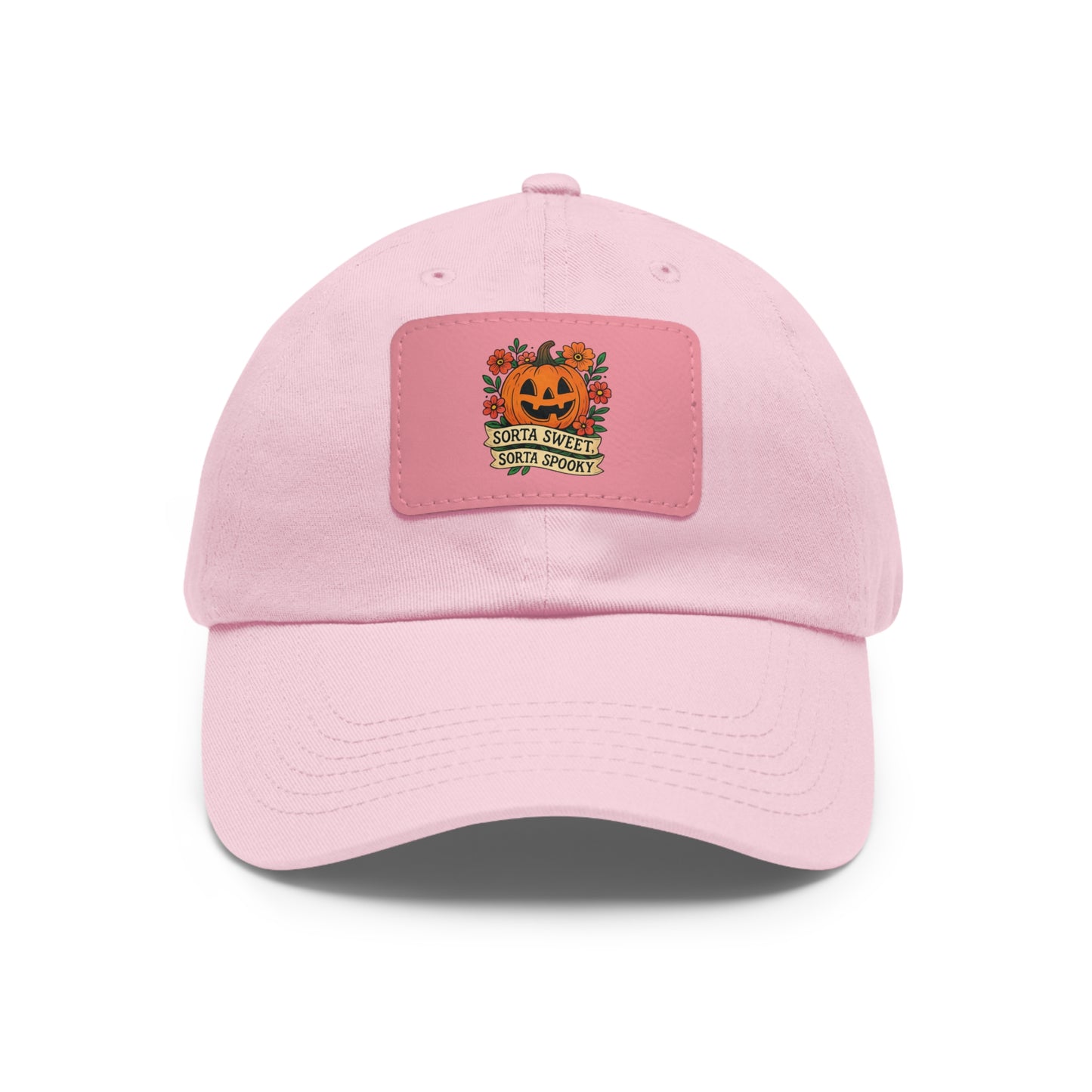 Cute Pumpkin Design – Sorta Sweet, Sorta Spooky Halloween Artwork Dad Hat