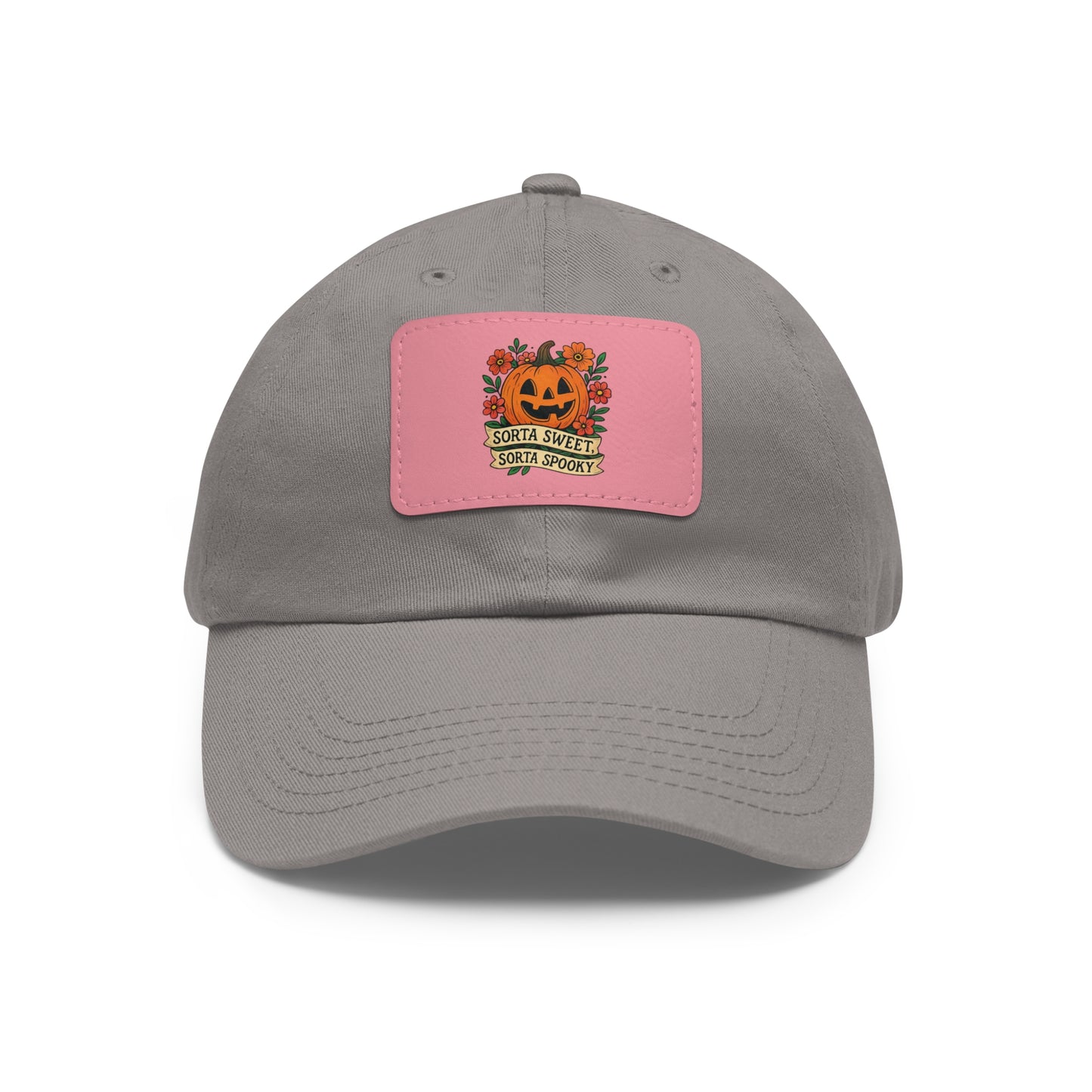 Cute Pumpkin Design – Sorta Sweet, Sorta Spooky Halloween Artwork Dad Hat