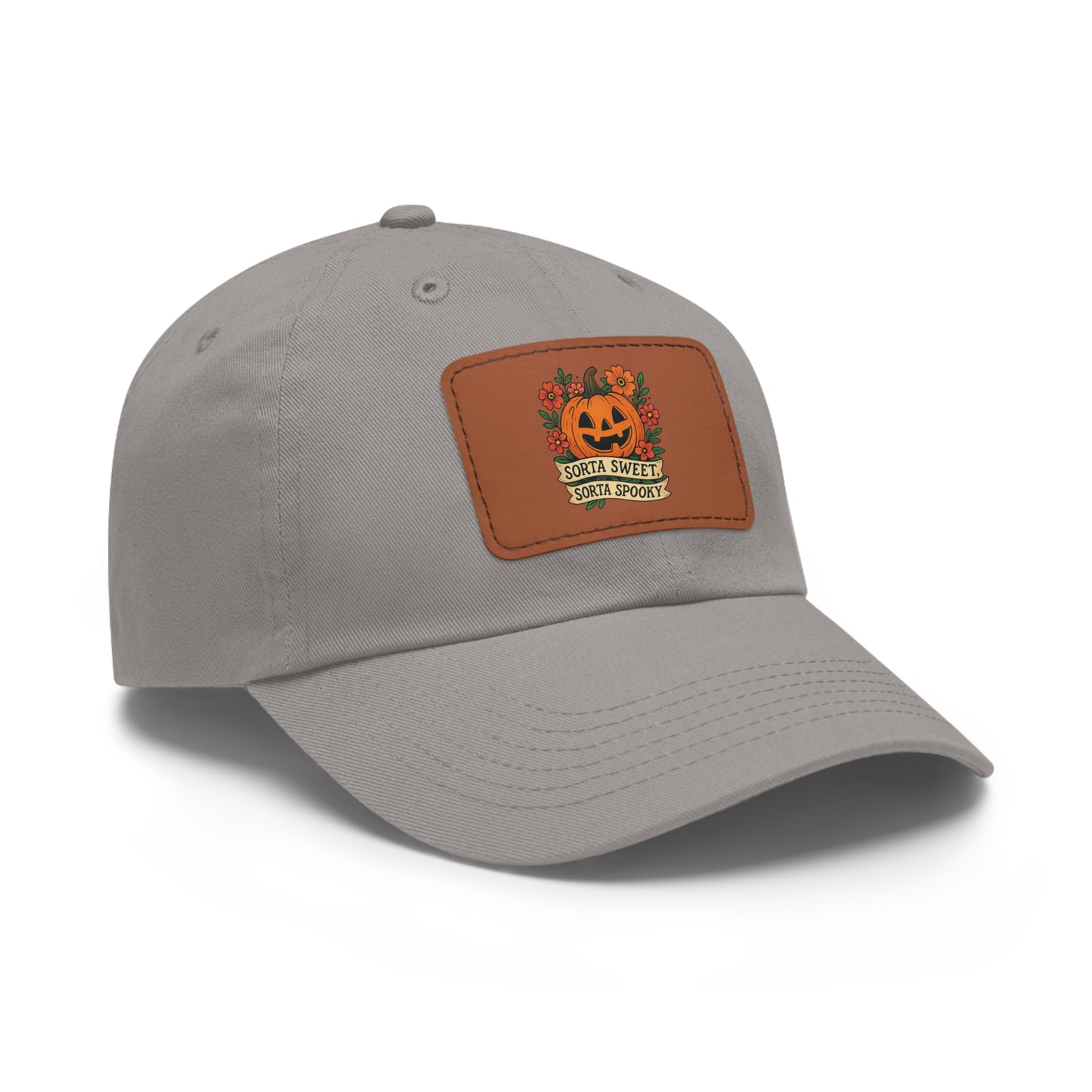 Cute Pumpkin Design – Sorta Sweet, Sorta Spooky Halloween Artwork Dad Hat