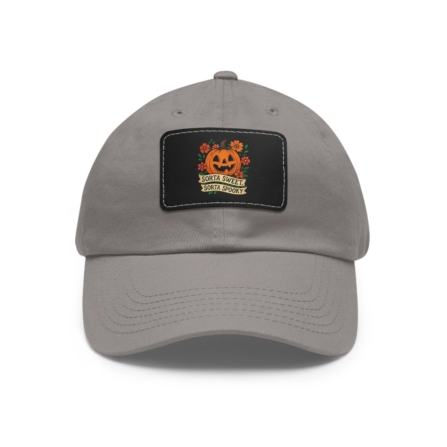 Cute Pumpkin Design – Sorta Sweet, Sorta Spooky Halloween Artwork Dad Hat